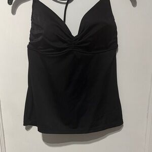 Victoria's Secret Classic Black Tankini Top with pads